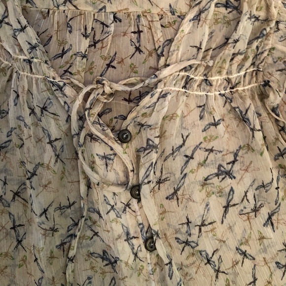 Max and Mia Sheer Blouse Size XS - Picture 3 of 5